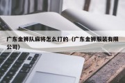 广东金狮队麻将怎么打的（广东金狮服装有限公司）